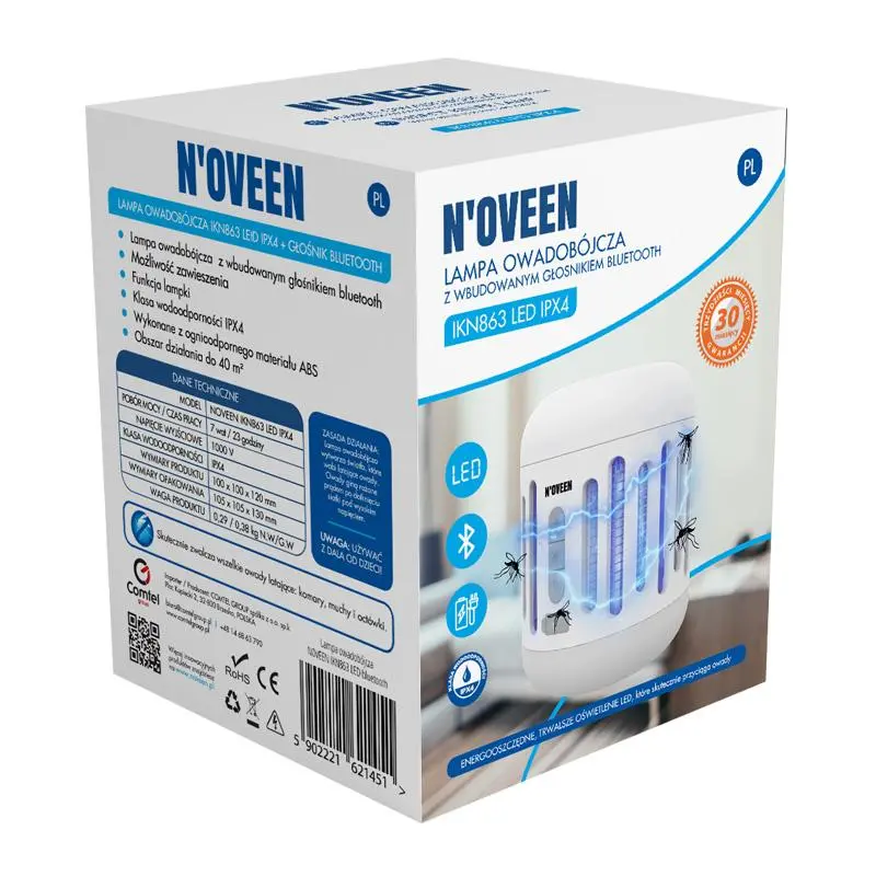 Lampa owadobójcza N'oveen IKN863 LED 40m2