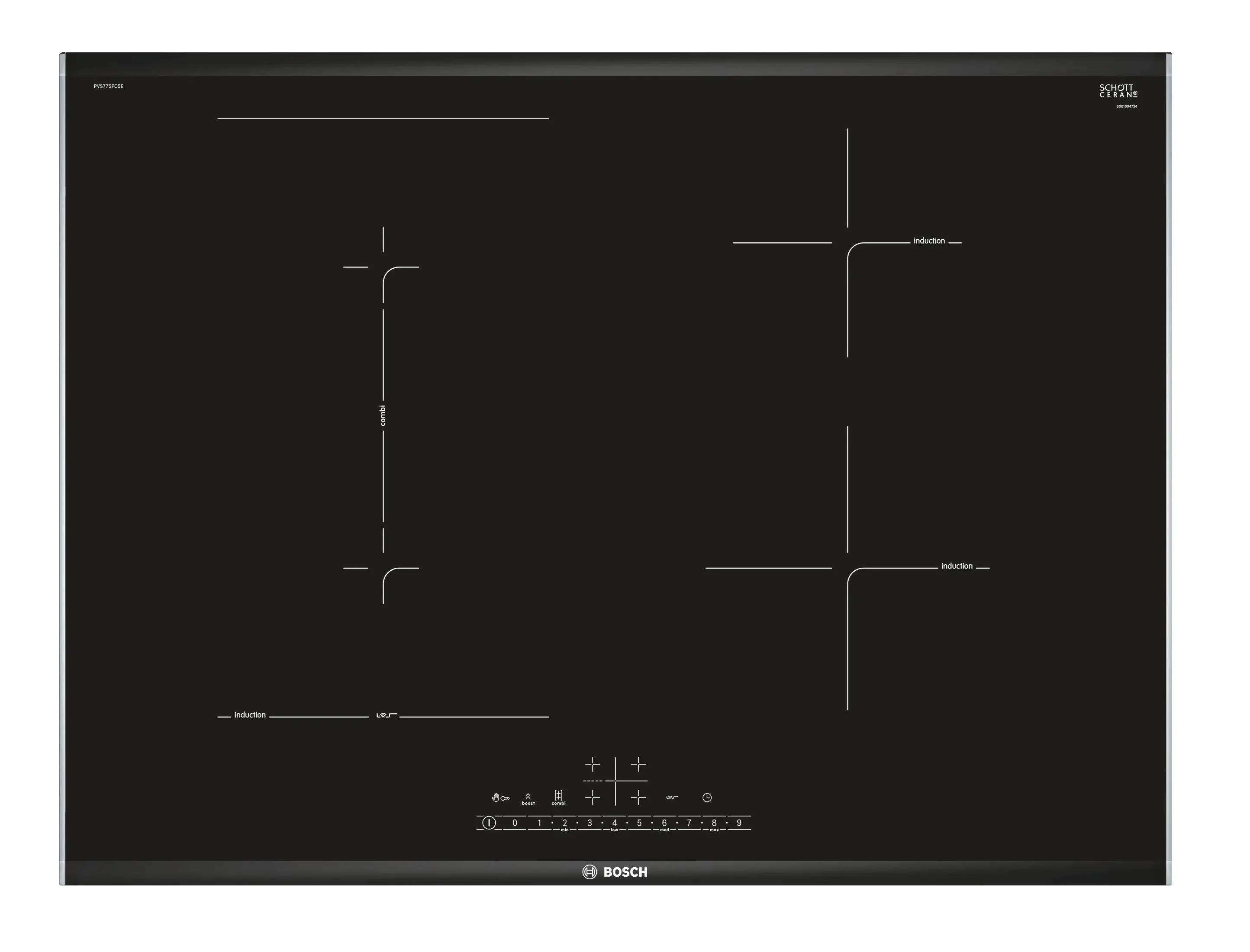 Płyta indukcyjna Bosch Serie 6 PVS775FC5E 71cm