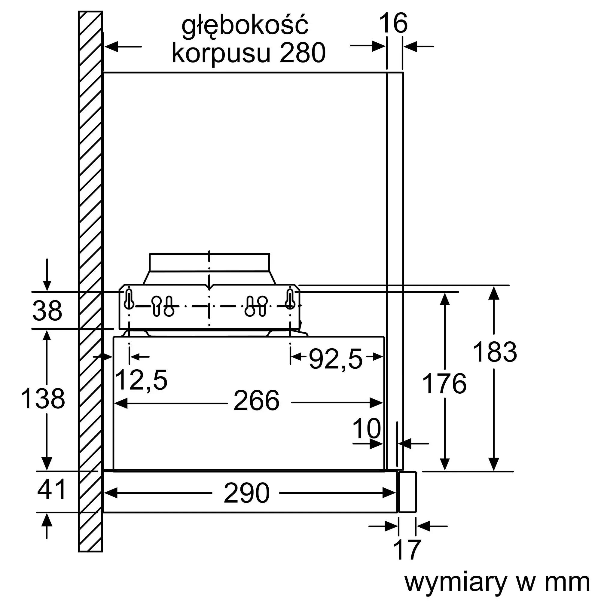 Okap Bosch DFM064W54 Srebrny