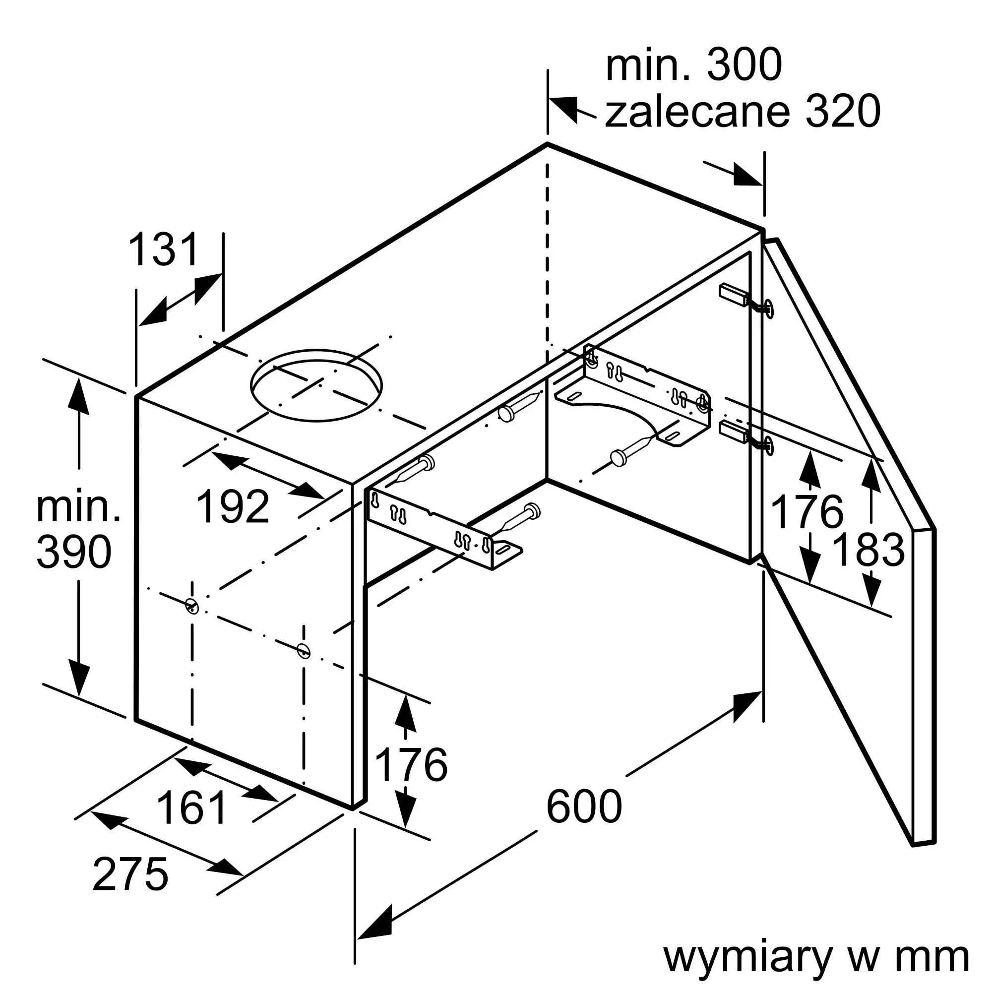 Okap Bosch DFM064W54 Srebrny