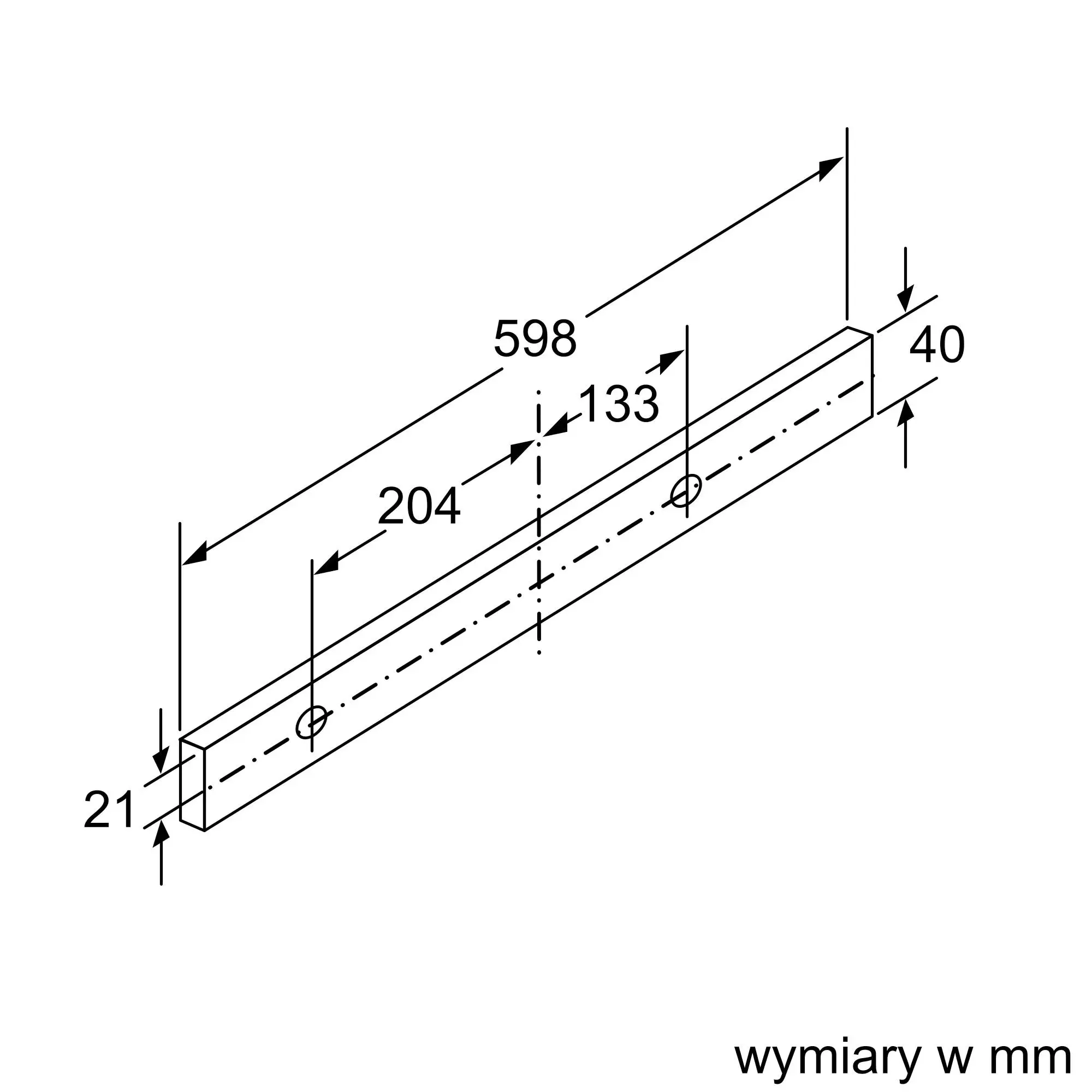 Okap Bosch DFM064W54 Srebrny