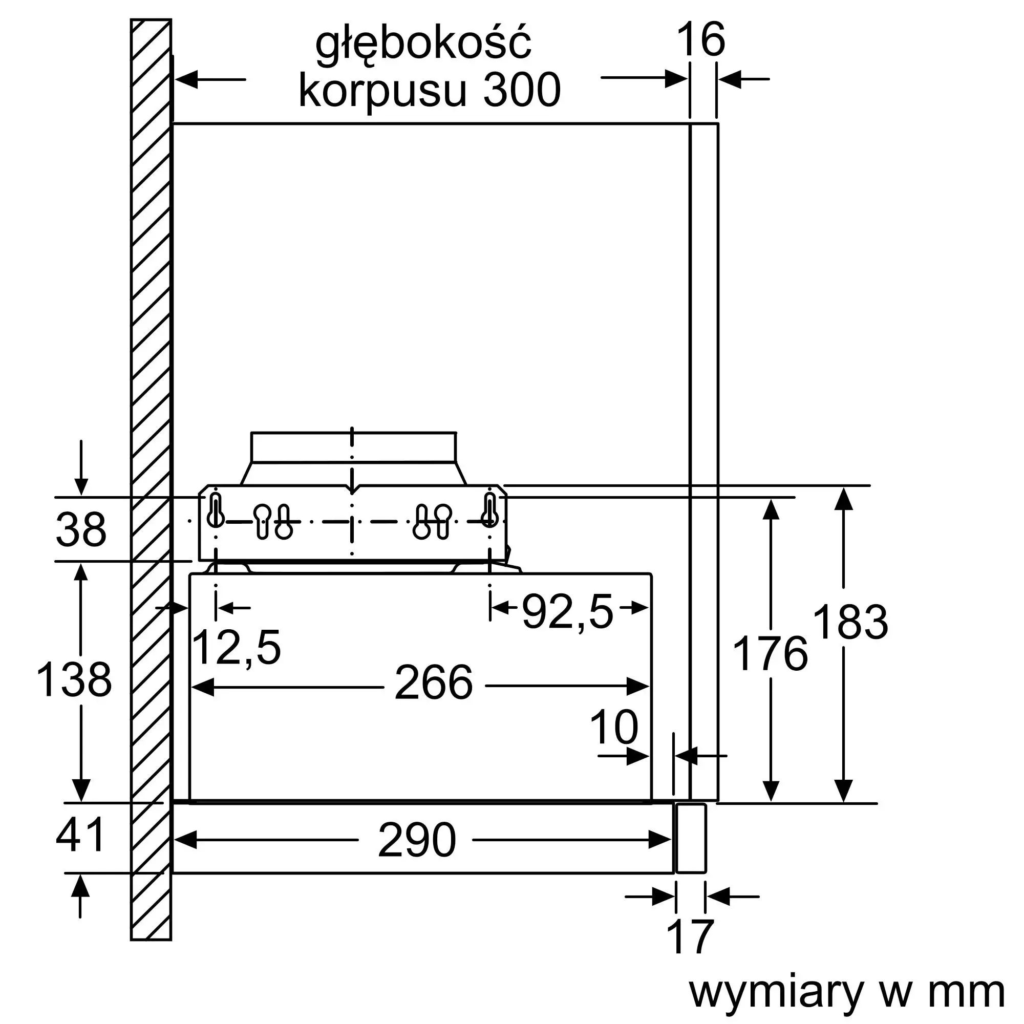 Okap Bosch DFM064W54 Srebrny