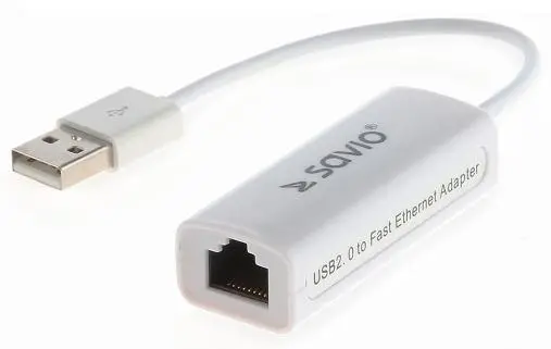 Adapter Savio CL-24 Biały