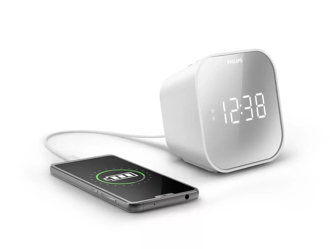 Radiobudzik Philips TAR4406/12 Biały