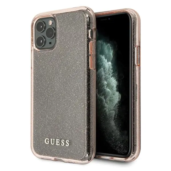 Etui Guess Glitter GUHCN65PCGLPI do iPhone 11 Pro Max Różowy