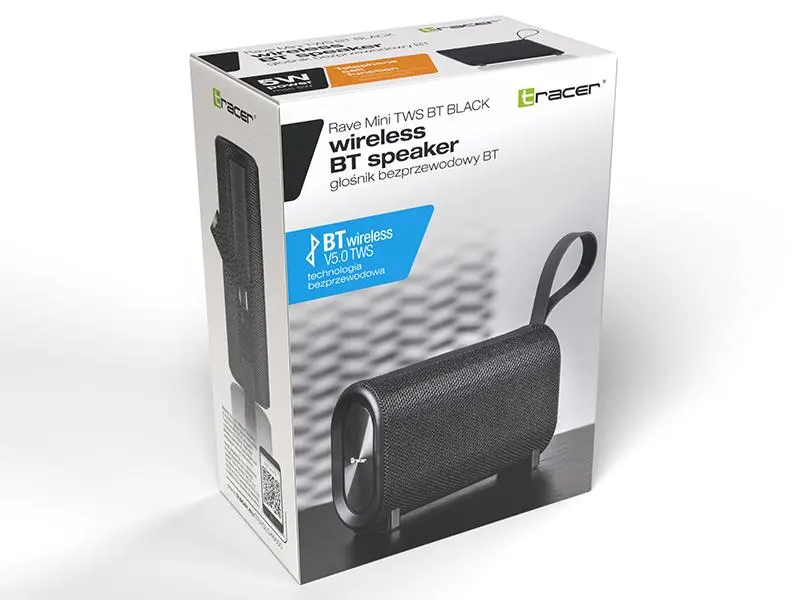 Głośnik Bluetooth Tracer Rave Mini 5W Radio FM Czarny