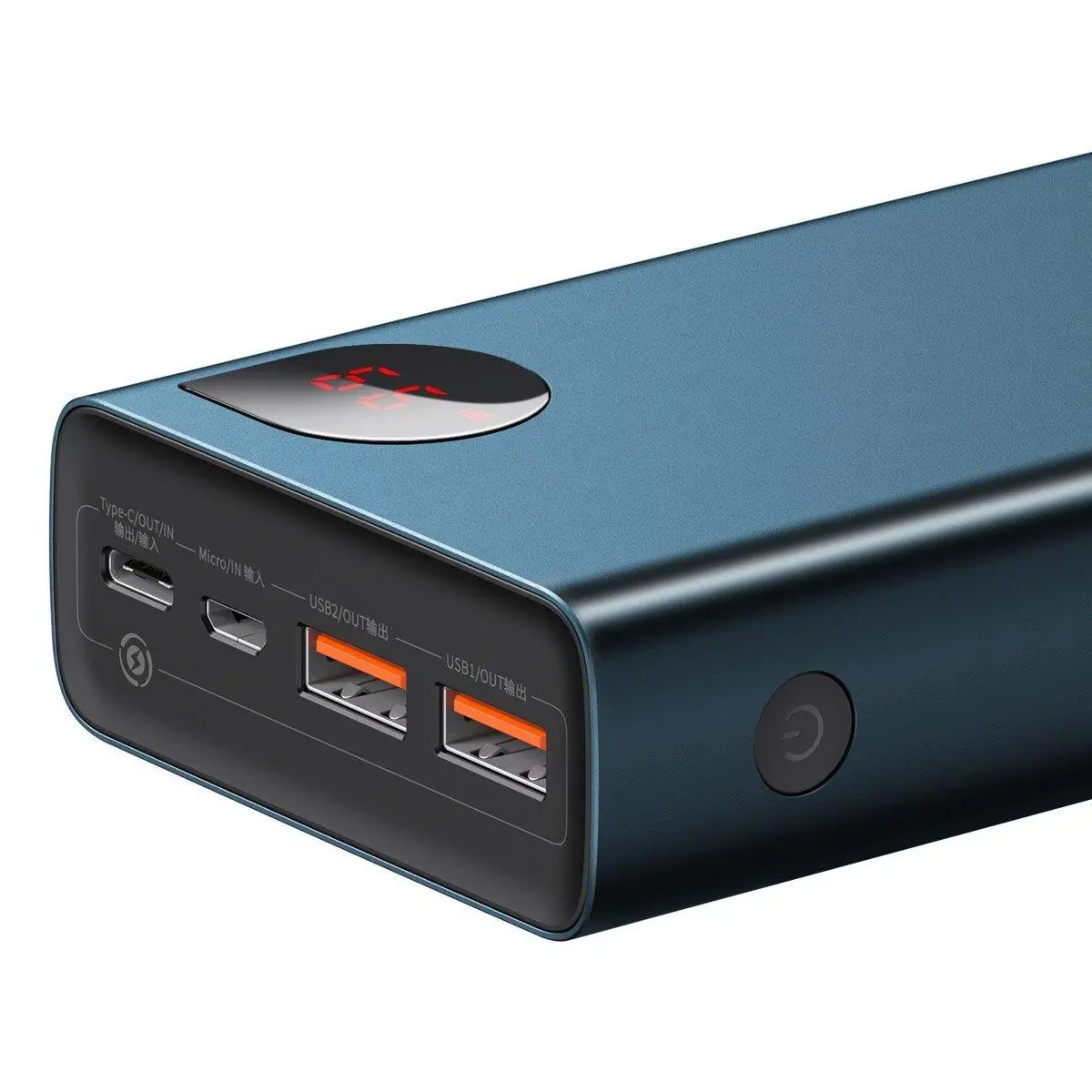 Powerbank Baseus PPIMDA-D03 Adaman 20000mAh metalowy 65W Niebieski
