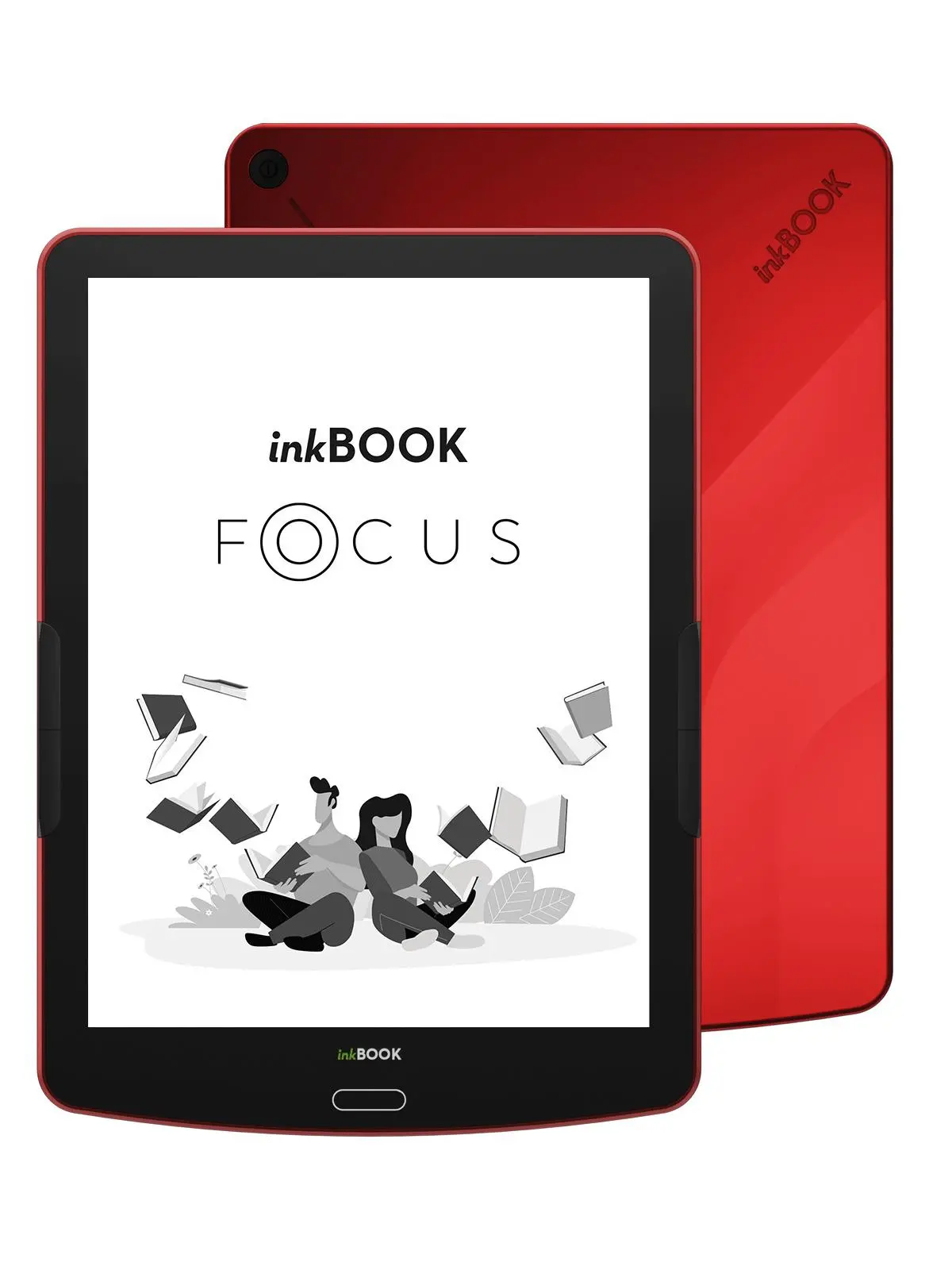 Czytnik E-booków inkBOOK Focus 7,8" 16GB WiFi Czerwony Etui