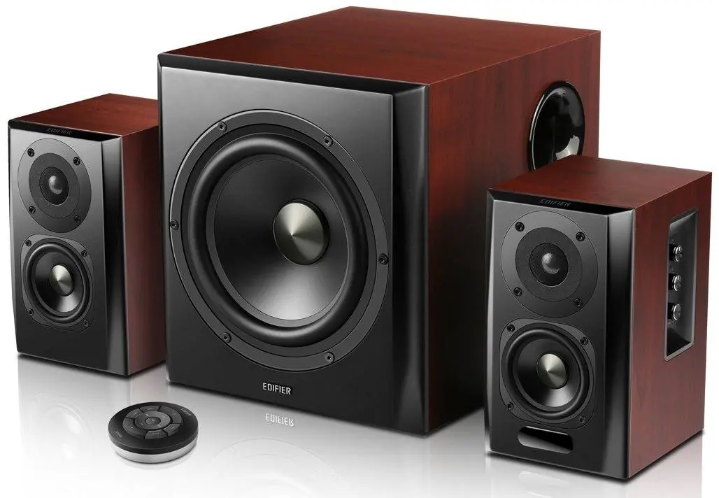 Głośniki Edifier S350DB Czarno-brązowy