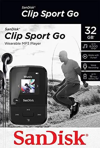 Odtwarzacz MP3 SanDisk Clip Sport Go 32GB Czarny