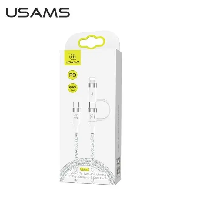 Kabel USAMS US-SJ403 1,2m Biały