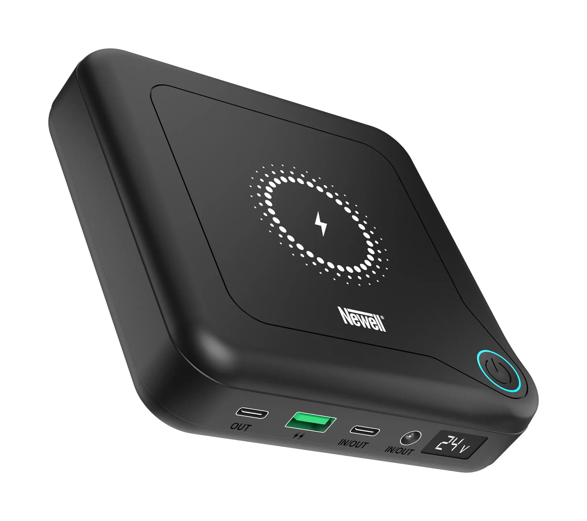 Powerbank Newell GP12 24000mAh USB-C PD 60W QI 10W Czarny