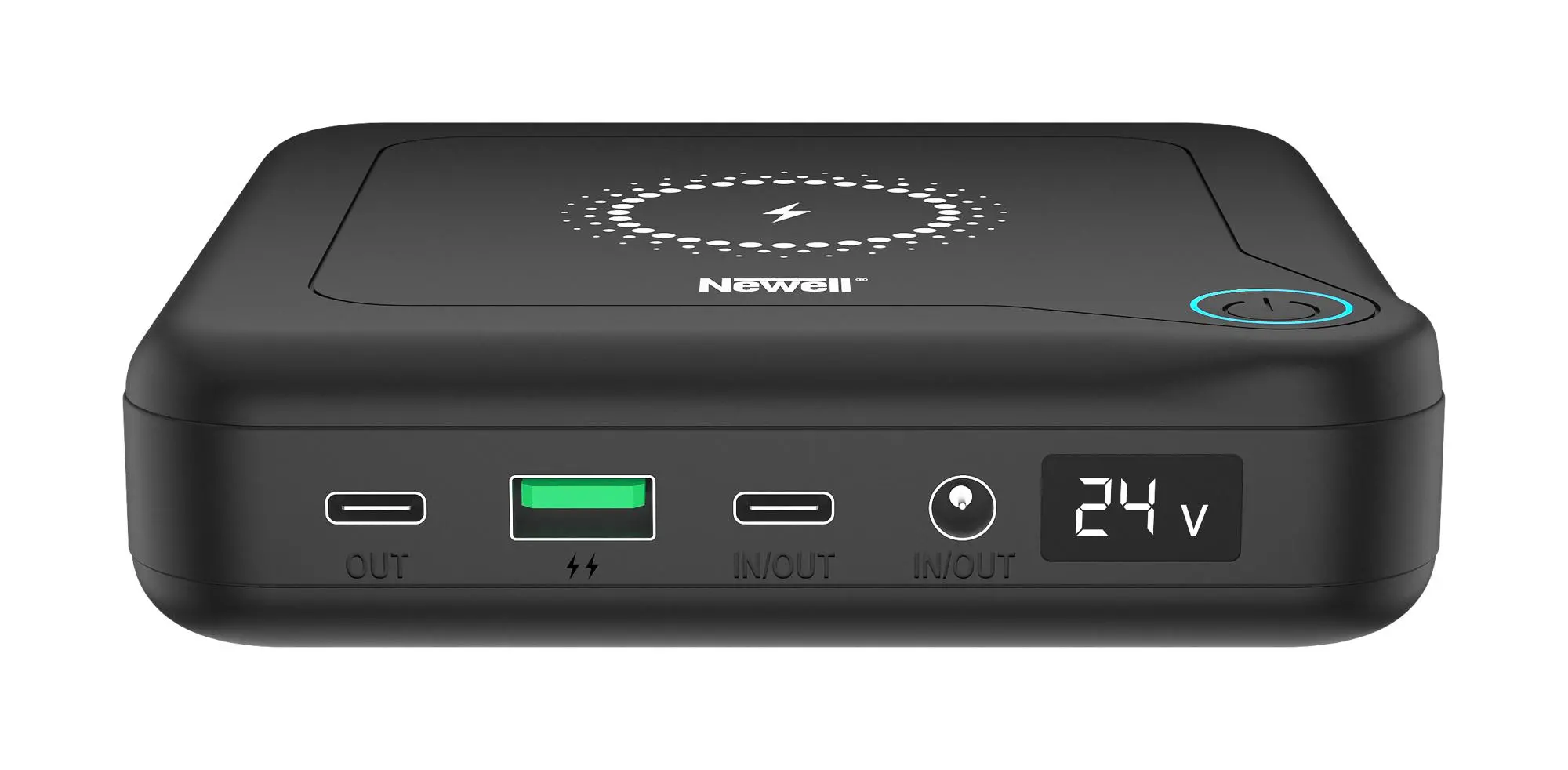 Powerbank Newell GP12 24000mAh USB-C PD 60W QI 10W Czarny