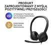 Słuchawki przewodowe z mikrofonem Logitech USB Headset H390 Nauszne Czarny