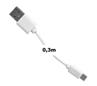 kabel USB Whitenergy 09968 (biały)