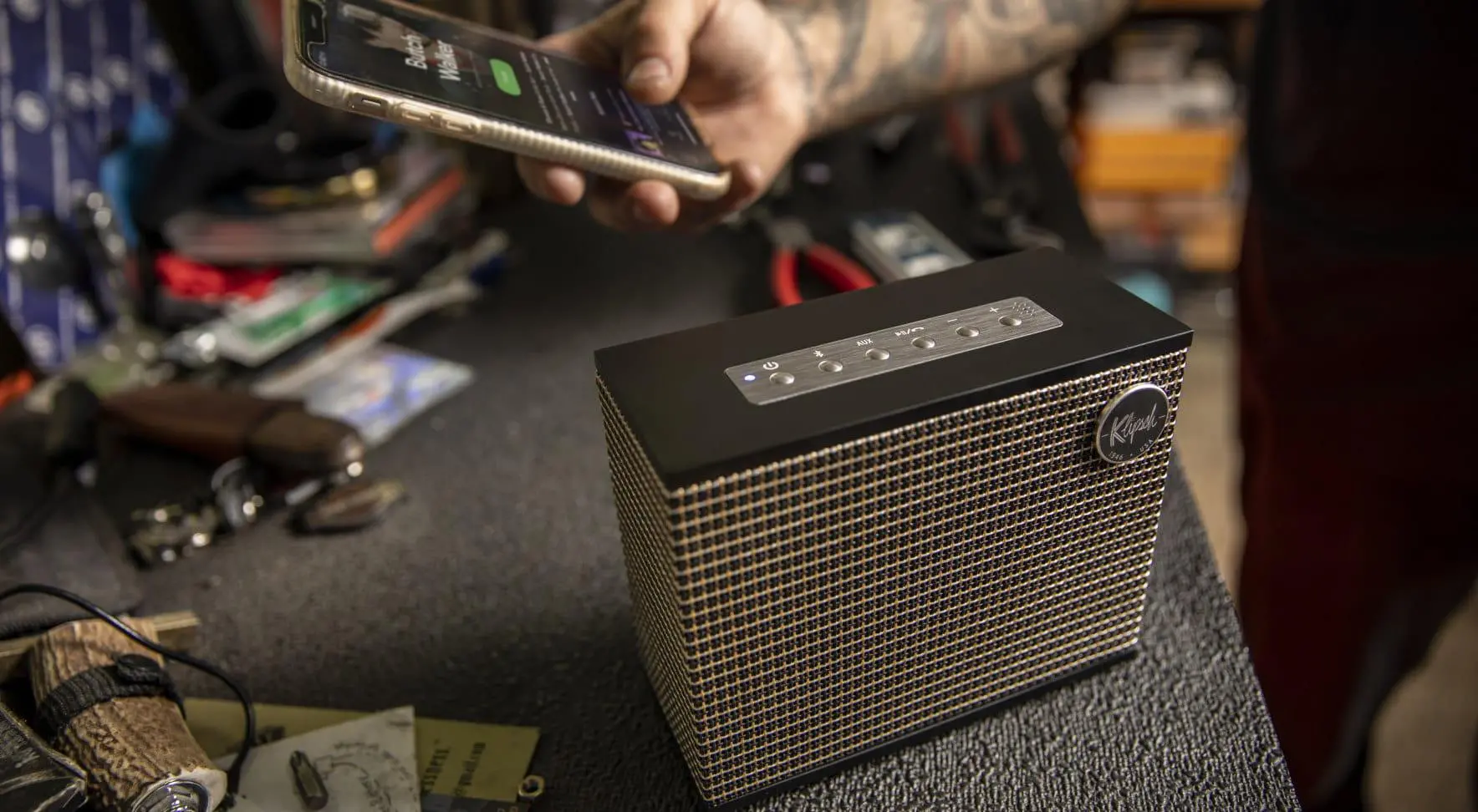 Głośnik Bluetooth Klipsch Heritage Groove 20W Czarny