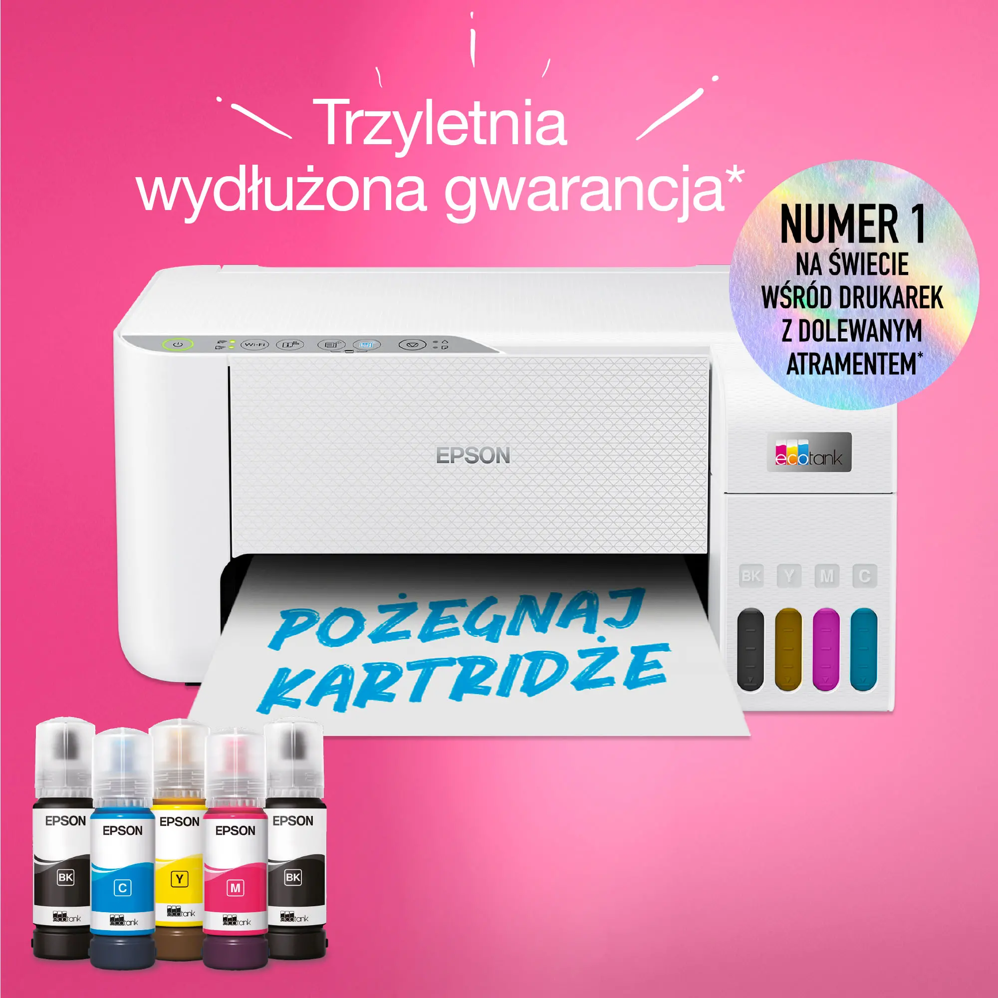 Urządzenie wielofunkcyjne Epson EcoTank L3256 WiFi Biały