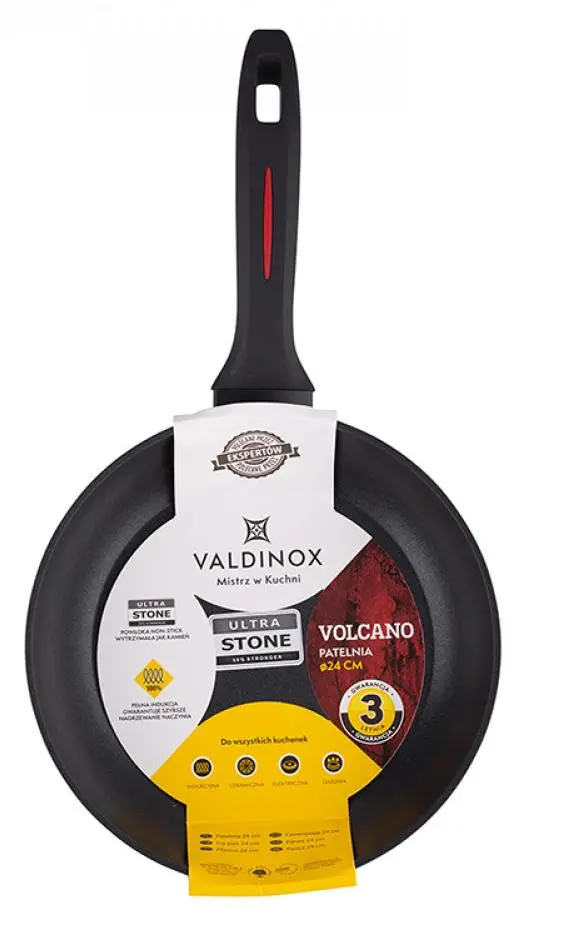 Patelnia Valdinox Volcano Indukcja Nieprzywierająca 24cm