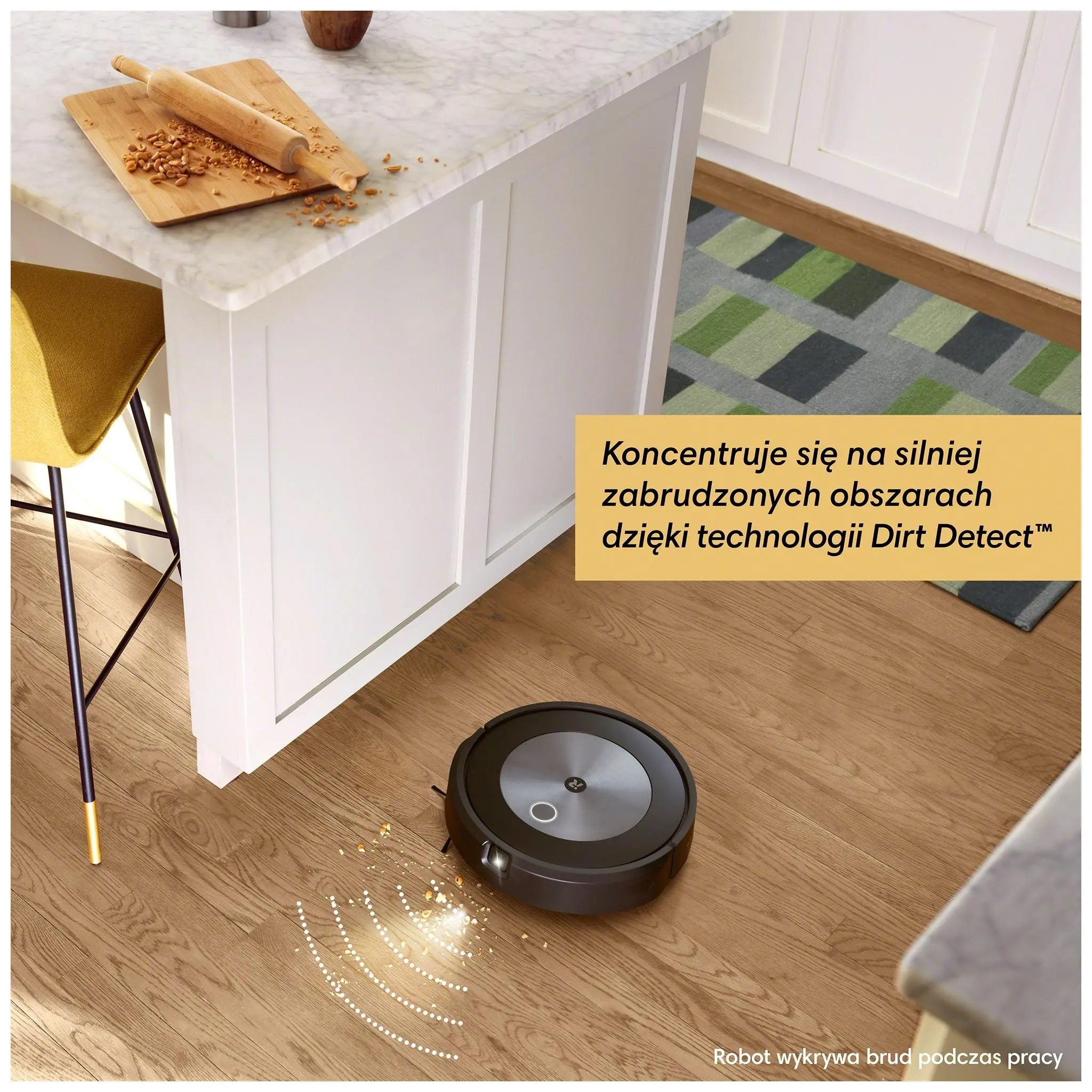 Robot sprzątający iRobot Roomba J7+ Stacja oczyszczająca Tworzenie mapy pomieszczenia 68dB