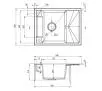 Zlewozmywak Deante Magnetic ZRM S11A Granitowy Szary metalik