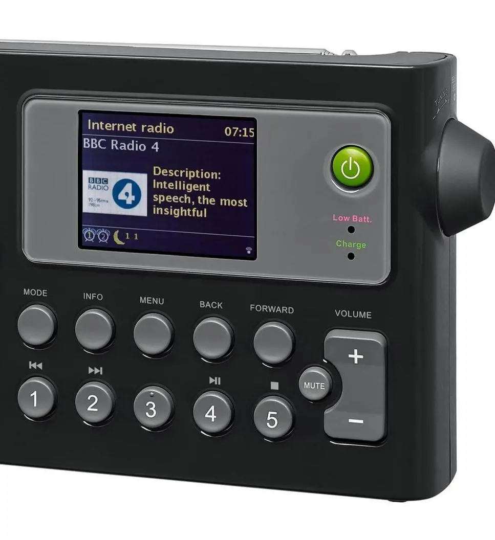 Radioodbiornik Sangean WFR-27C Radio FM DAB+ Internetowe Czarny