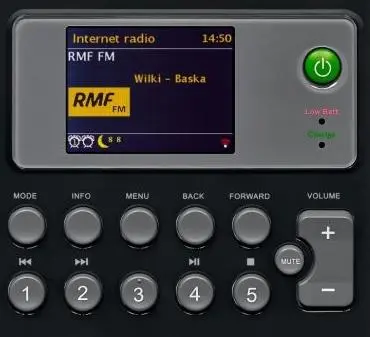 Radioodbiornik Sangean WFR-27C Radio FM DAB+ Internetowe Czarny