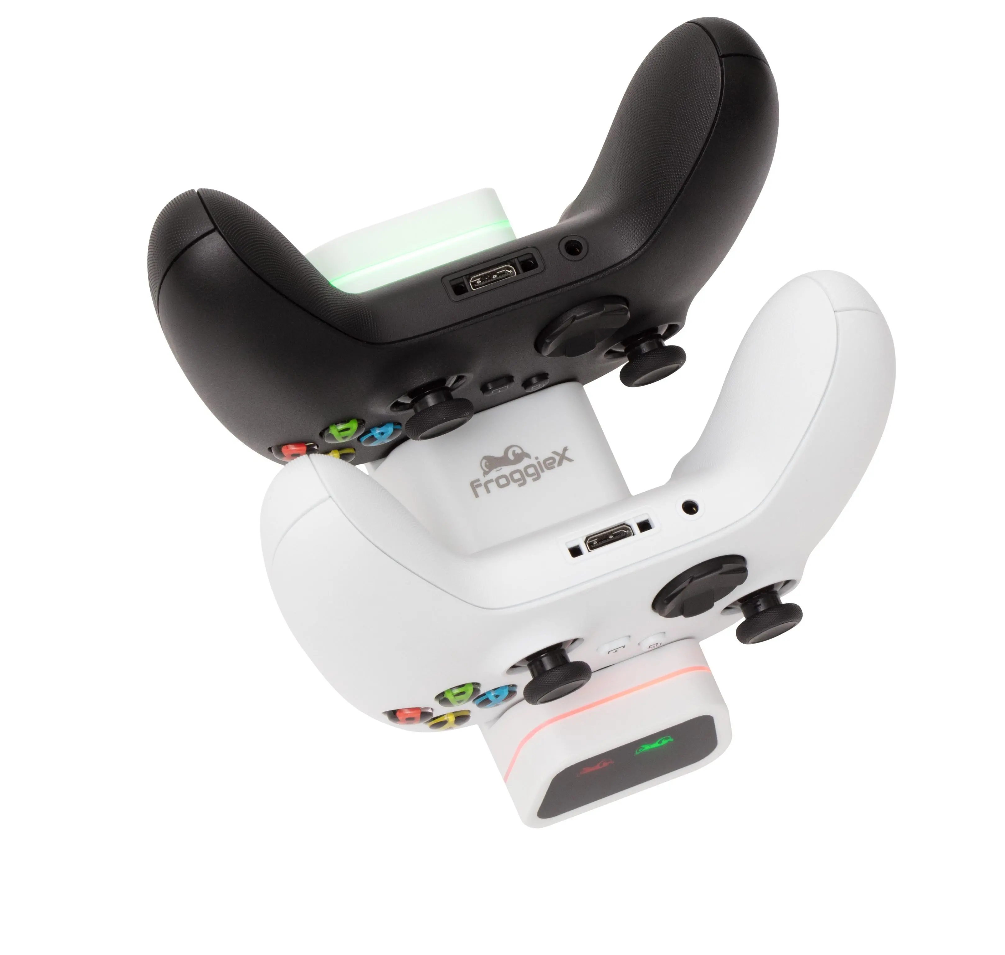 Ładowarka FroggieX FX-XB-C2-W na 2 pady Xbox Series S/X & Xbox One + 2 akumulatory