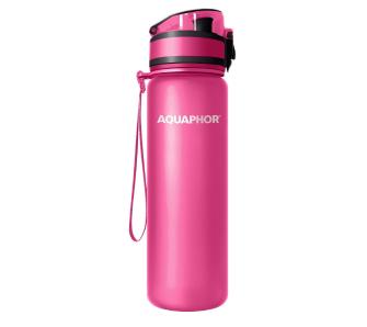 Butelka filtrująca Aquaphor City 0,5l 1 wkład Różowy