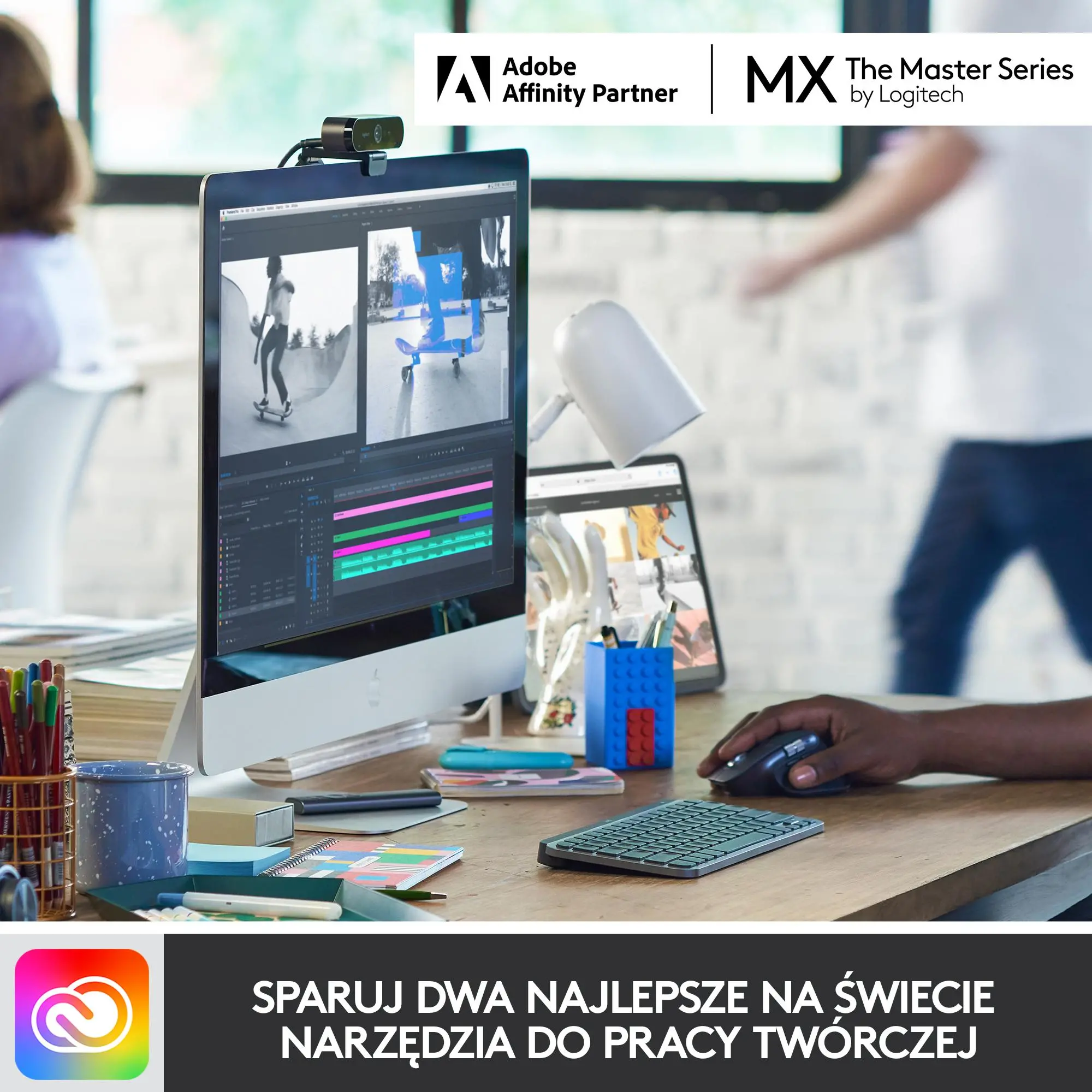 Klawiatura membranowa Logitech MX Keys Mini Różowy