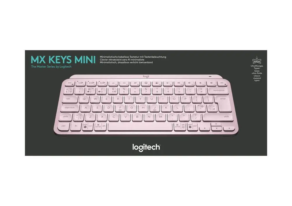 Klawiatura membranowa Logitech MX Keys Mini Różowy