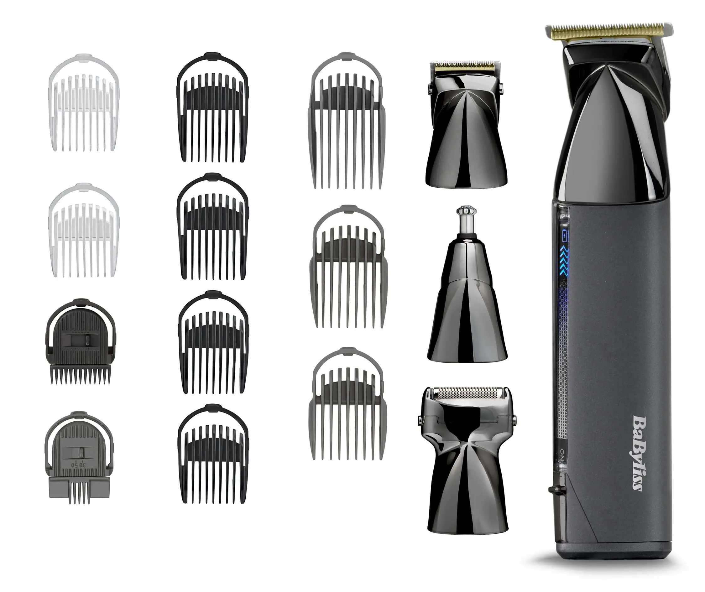 Trymer BaByliss Super-X Metal Black Edition MT991E 15 nasadek 300min