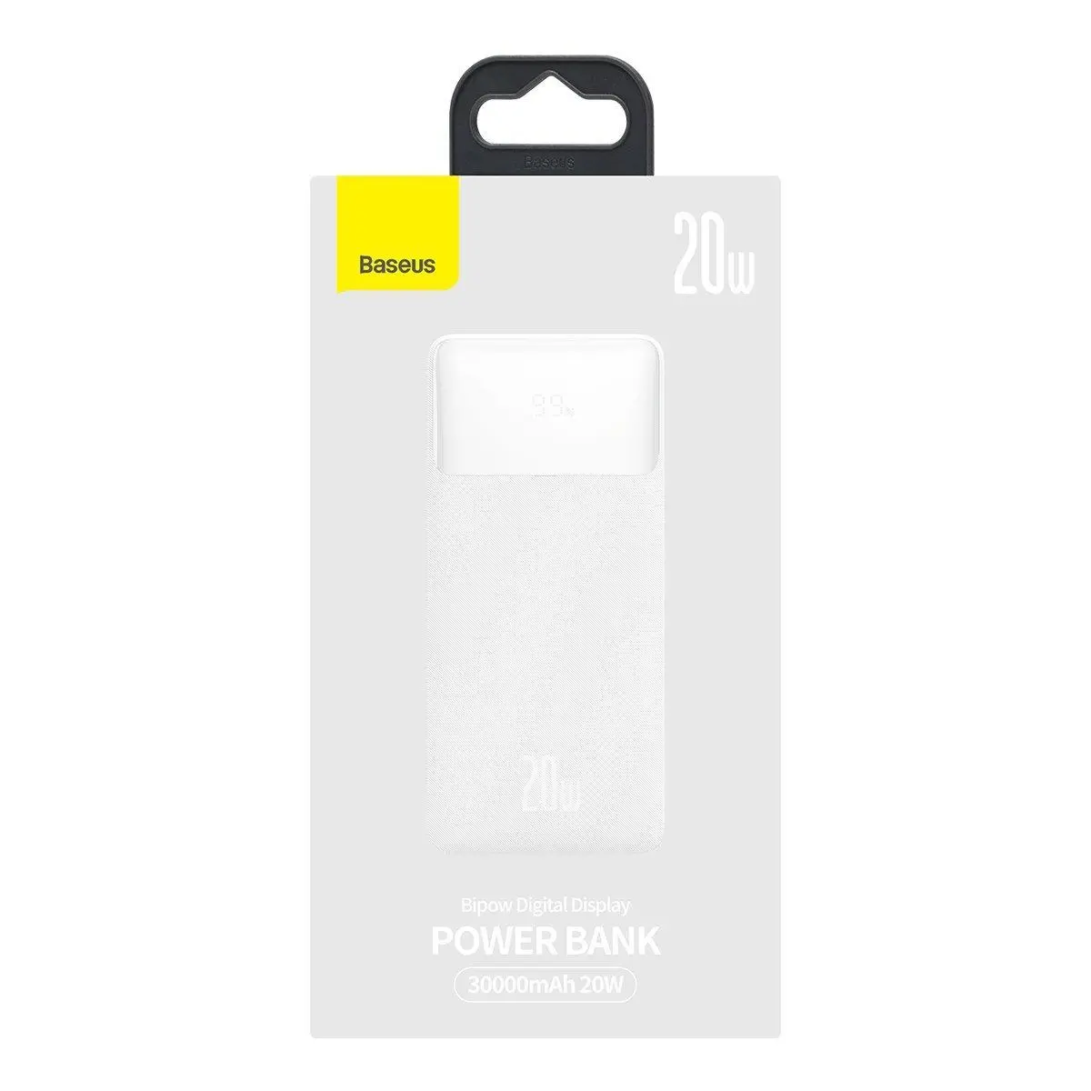 Powerbank Baseus PPBD050402 Bipow 30000mAh 2xUSB USB-C 20W Biały