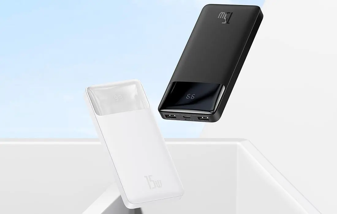 Powerbank Baseus PPDML-I01 Bipow 10000mAh 2xUSB USB-C 15W Czarny