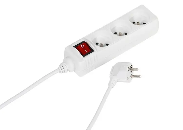 Przedłużacz Vivanco 71010 3 gniazda 1m Biały