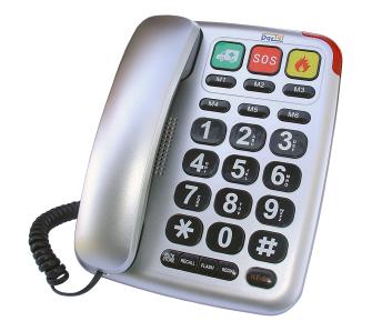 Telefon Dartel LJ-300 (srebrny)