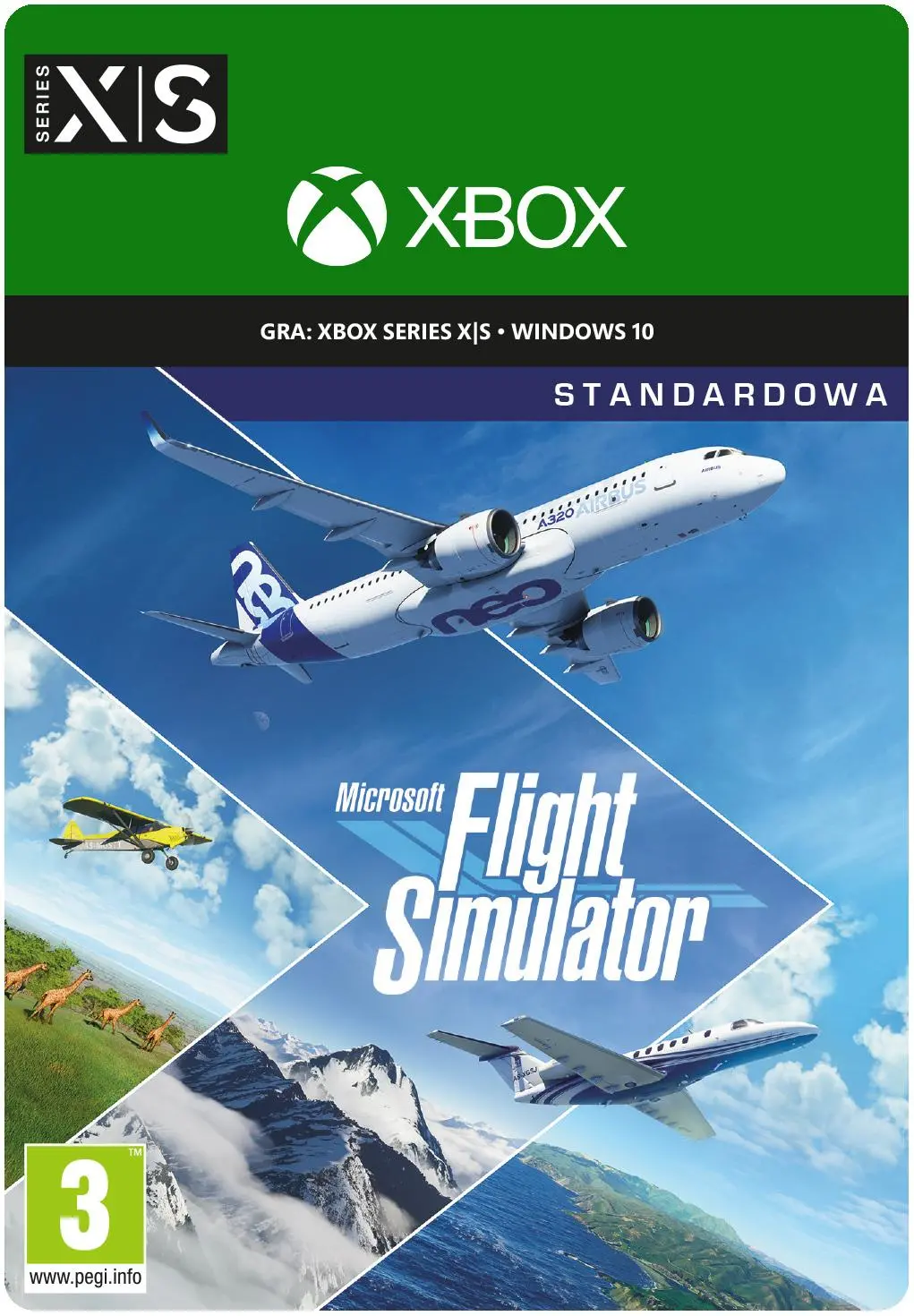 Microsoft Flight Simulator [kod aktywacyjny] Gra na Xbox Series X/S / Windows 10