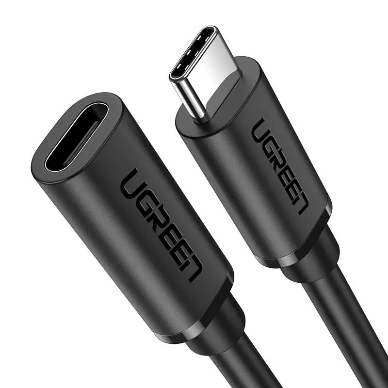 Kabel UGREEN USB C Extension 100 W 1m Czarny