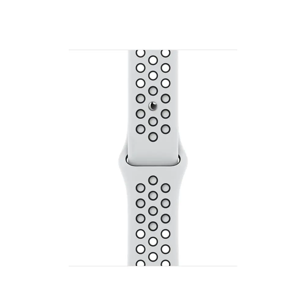 Pasek Apple ML843ZM/A Pasek sportowy Nike w kolorze czystej platyny/czarnym do koperty 41 mm