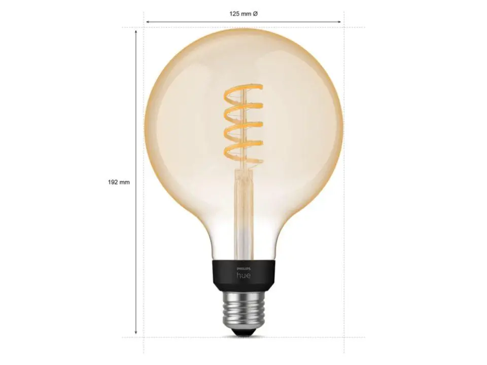 Żarówka LED Philips Hue White Ambiance Filament Globe G125 E27 1 szt.