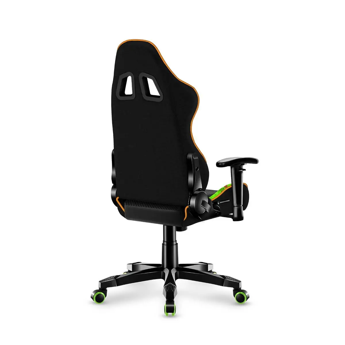 Fotel Huzaro Ranger 6.0 Mesh Dla dzieci do 130kg Tkanina Pixel Czarno-zielony