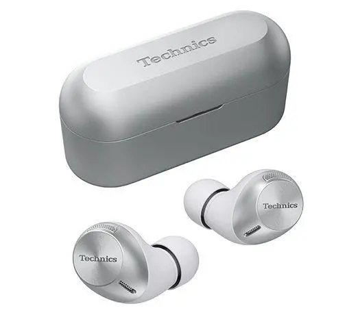 Słuchawki bezprzewodowe Technics EAH-AZ40E-S Dokanałowe Bluetooth 5.2 Srebrny