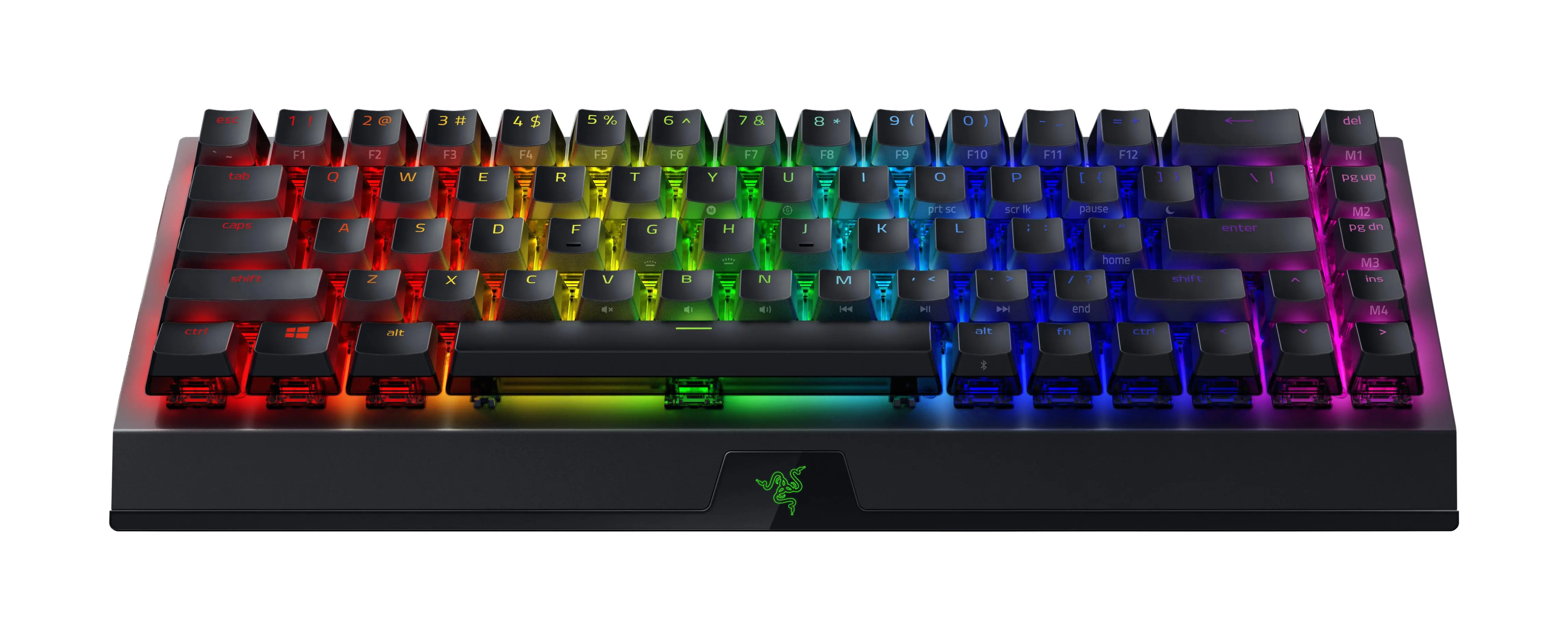Klawiatura mechaniczna Razer BlackWidow V3 Mini HyperSpeed Phantom Edition Green Switch Czarny