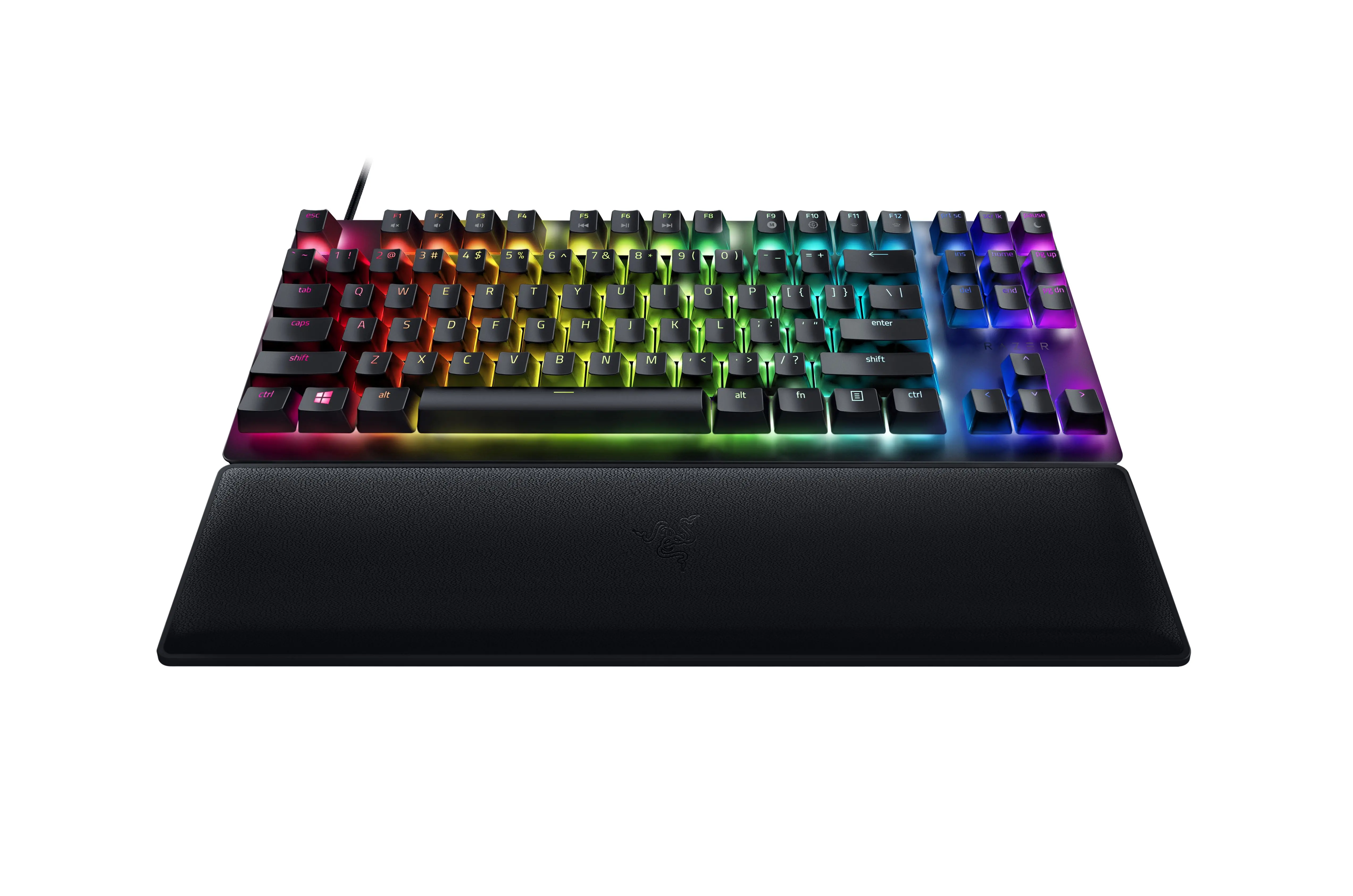 Klawiatura mechaniczna Razer Huntsman V2 TKL Clicky Purple Switch Czarny