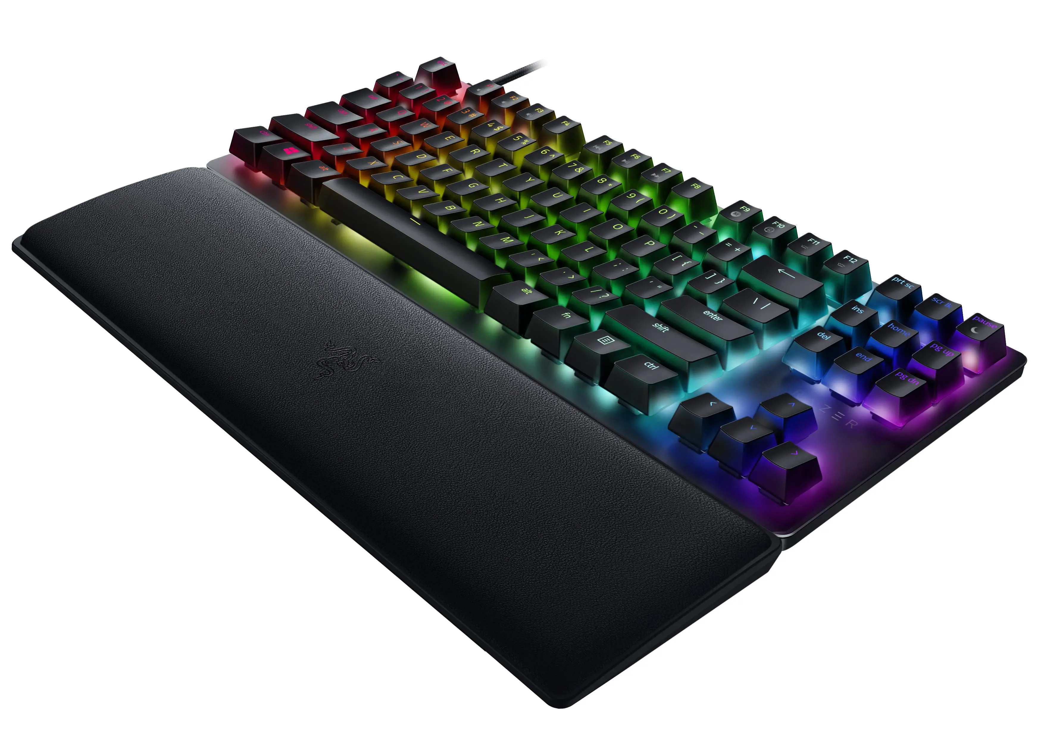 Klawiatura mechaniczna Razer Huntsman V2 TKL Clicky Purple Switch Czarny