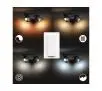 Oświetlenie punktowe Philips Hue White Ambiance Buckram 929003048301 Czarny