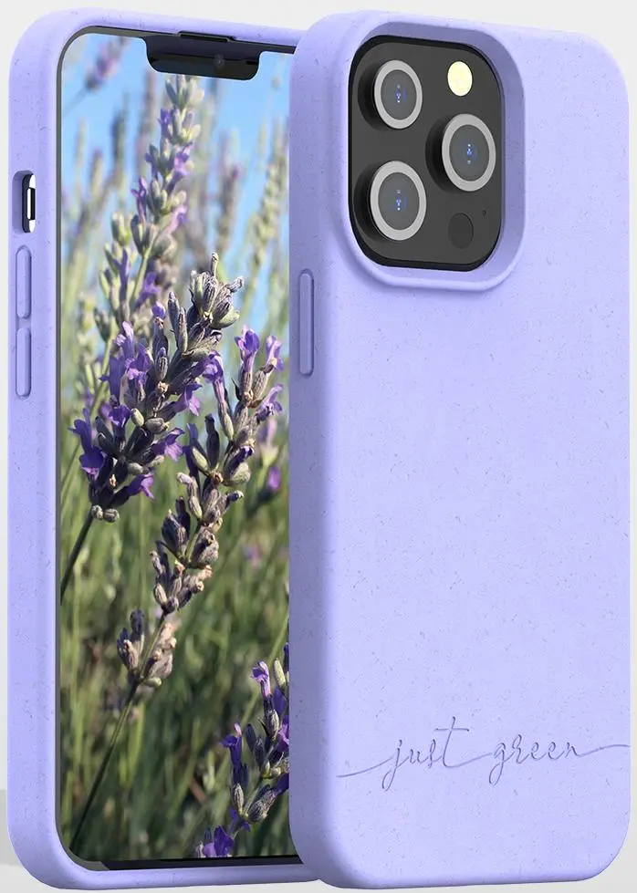 Etui Just Green Biodegradable Case do iPhone 13 Pro Fioletowy