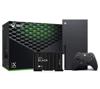 Konsola Xbox Series X 1TB z napędem + Dysk WD BLACK D10 Game Drive dla Xbox 12TB