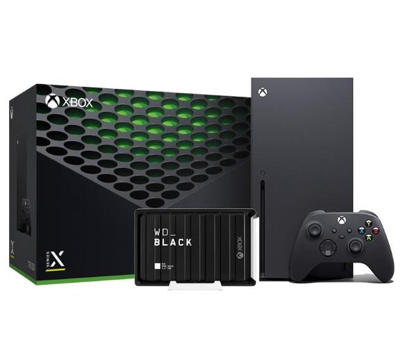 konsola Xbox Series X Xbox Series X + dysk WD BLACK D10 Game Drive dla Xbox 12TB