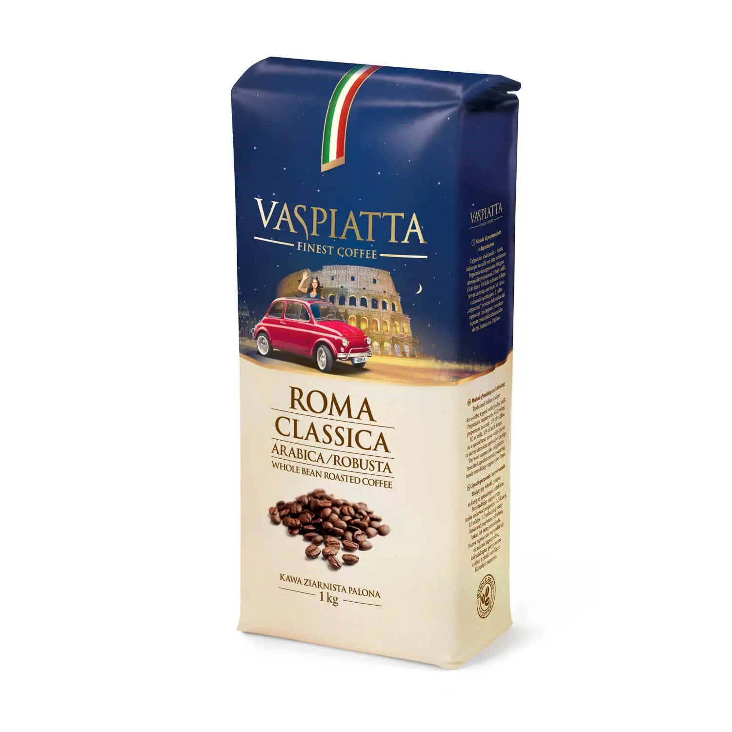 Kawa ziarnista Vaspiatta Roma Classica 1kg