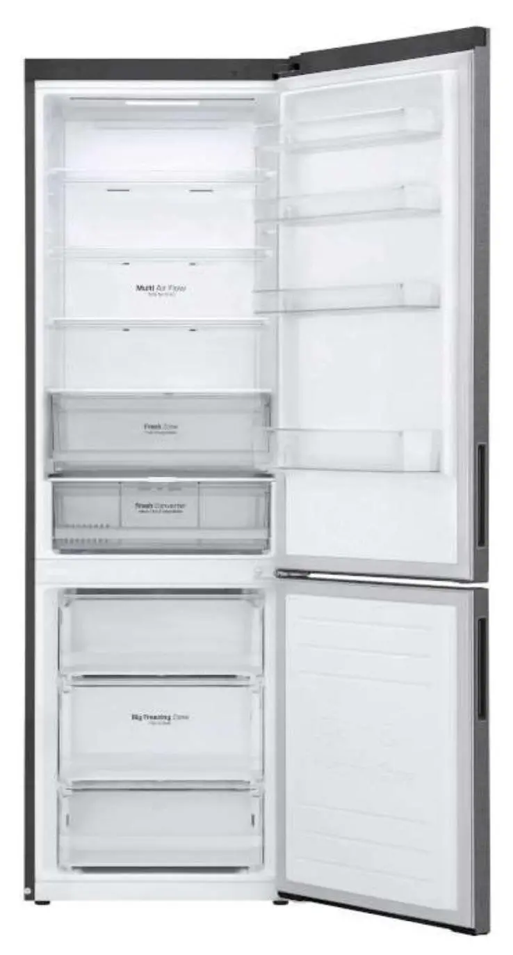 Lodówka LG GBP62DSXCC1 Pełny No Frost 203cm Szuflada z kontrolą wilgotności Ciemny srebrny